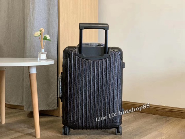 Rimowa X Dior合作限量款原單彈跳拉杆行李箱 巴黎春夏新品旅行箱 gdx1272